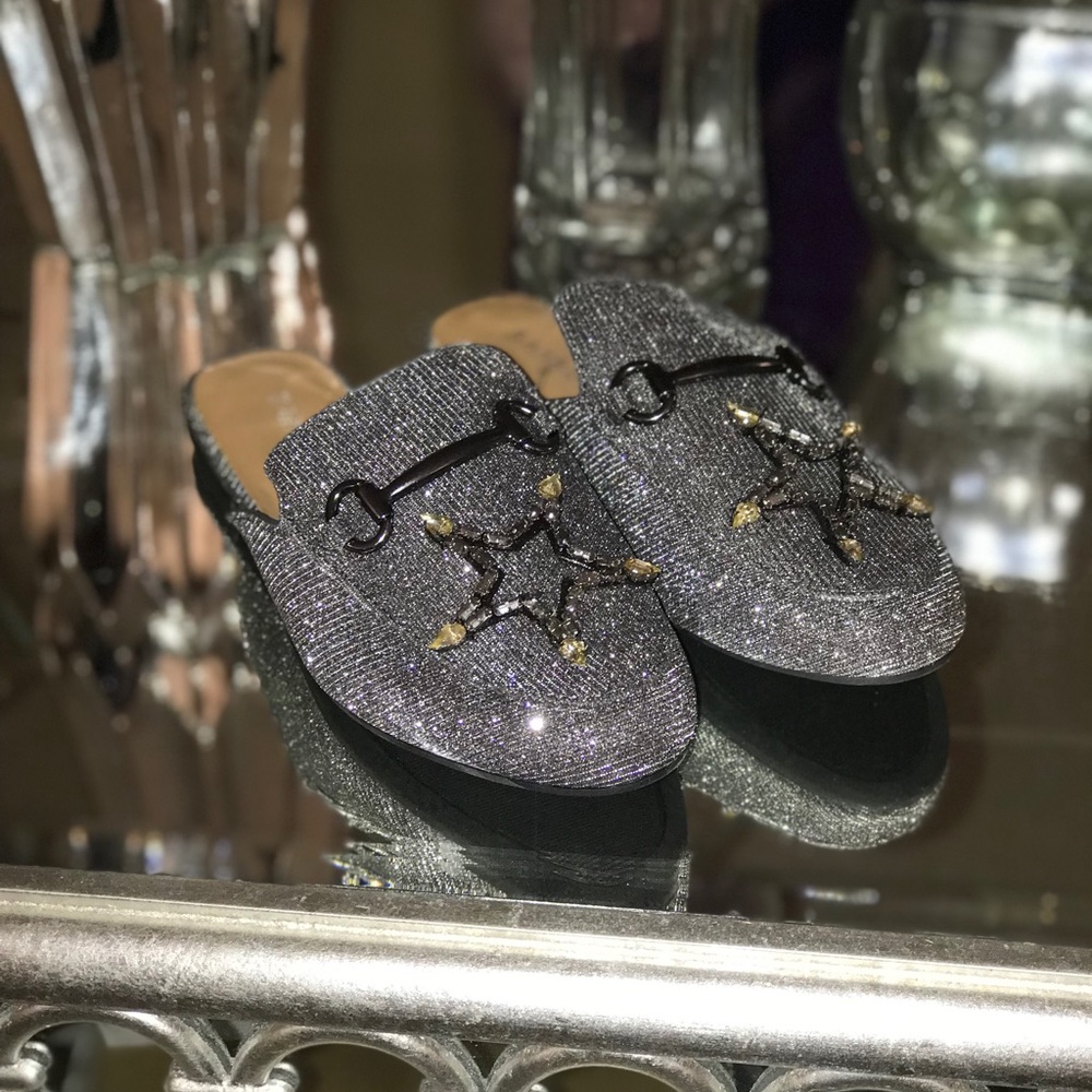 PEWTER LOAFERS/MULES (NEW IN BOX) ‼️NO OFFERS‼️ - Picture 2 of 8